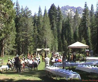 Spectacular settings for inexpensive outdoor garden weddings