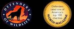 Defenders of Wildlife Logo - Rated One of America's Top Charities